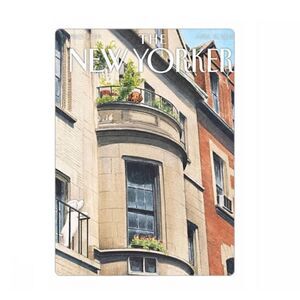 New Yorker Magazine Balcony Scene Harry Bliss Dog Magnet